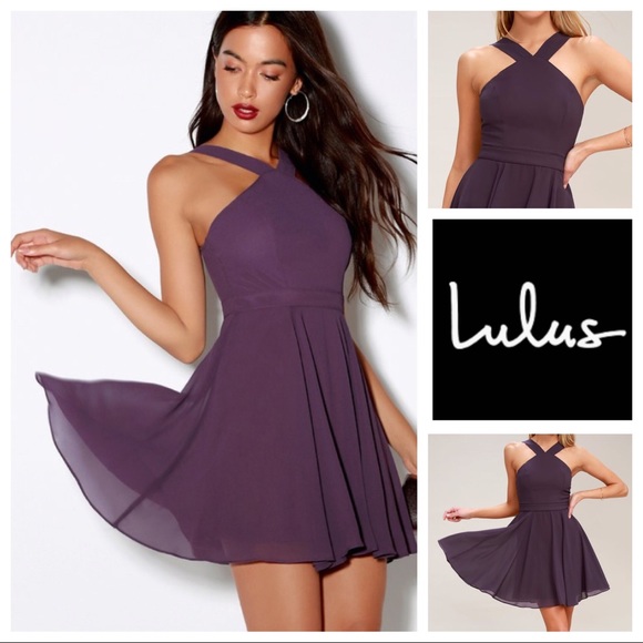 Lulu's Dresses & Skirts - Lulu’s Forevermore Dusty Purple Skater Dress Lulu's Dresses & Skirts - Lulu’s Forevermore Dusty Purple Skater Dress